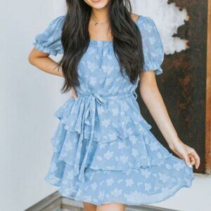 Lush Dress In Blue